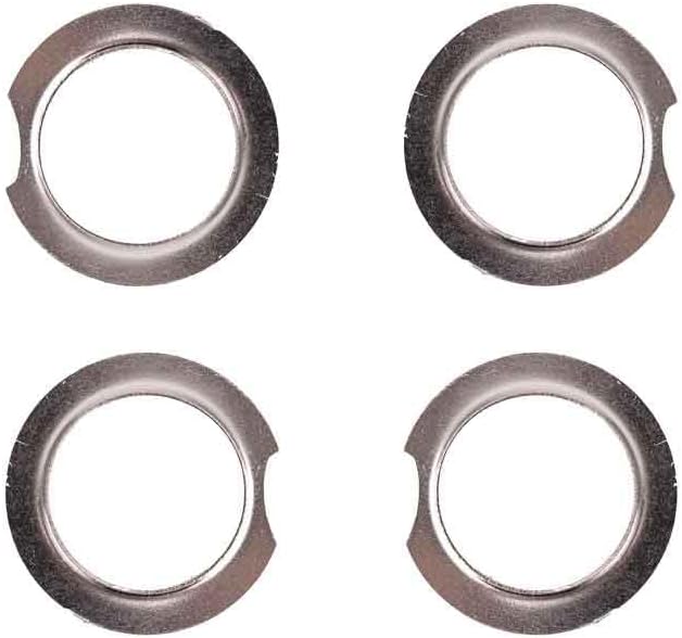 Complete Chrome Wheel Cover Set, 33mm Lug Nut Covers for Semi Trucks, 2 Front Axle Wheel Covers w/Removable Hub Caps for Trucks, Pointed Top, Screw On