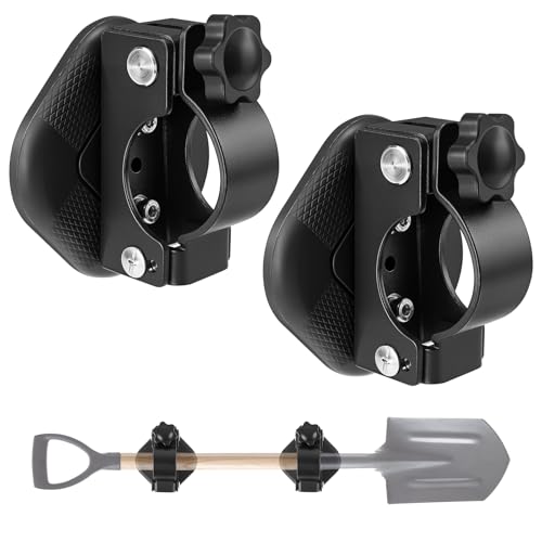 2 Pack Heavy Duty Magnetic Shovel Holder for Truck, No-Drill