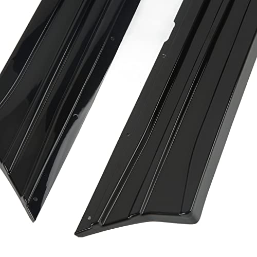 Placas laterais RC, placas laterais de substituição leves de plástico preto resistente ao desgaste n