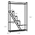 Tribesigns 70.9" Tall Indoor Plant Stand, 7-Tier Large Plant Shelf with 5 S-Hooks, Industrial Wood Flower Stand Display Rack for Indoor, Garden, Balcony, Living Room