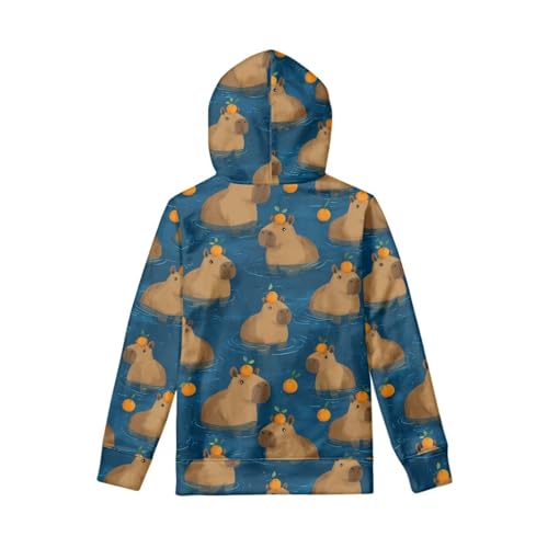 POLERO Boys' Hoodies Sweatshirts 6-16 Years Pullover Athletic Shirts with Pocket for Girls2