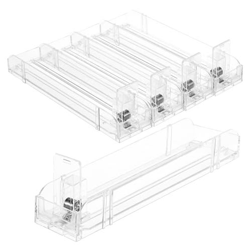 Présentoir à cigarettes automatique transparent à poussoir haute visibilité