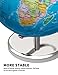 Waldauge Illuminated World Globe with Stand, 9