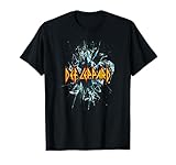 Def Leppard Classic Black Album T-Shirt - 100% Cotton, Adult Short Sleeve Tee