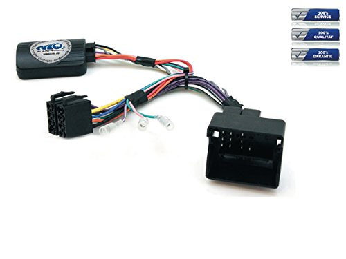 NIQ CAN-BUS Lenkradfernbedienungsadapter adecuado para Pioneer radios, compatible con Peugeot 207 / 208 / 307 / 407 / 807 / 308 / 3008 / 5008 / Partner / Expert / RCZ