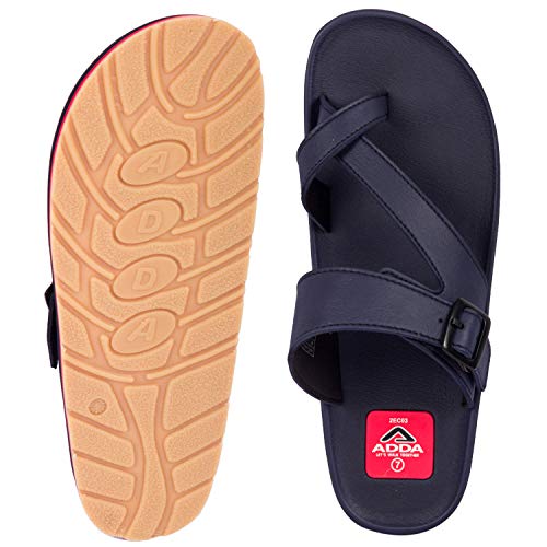 Image of ADDA Comfortable Synthetic Slippers /Flip-Flops for Men (Multi Color)