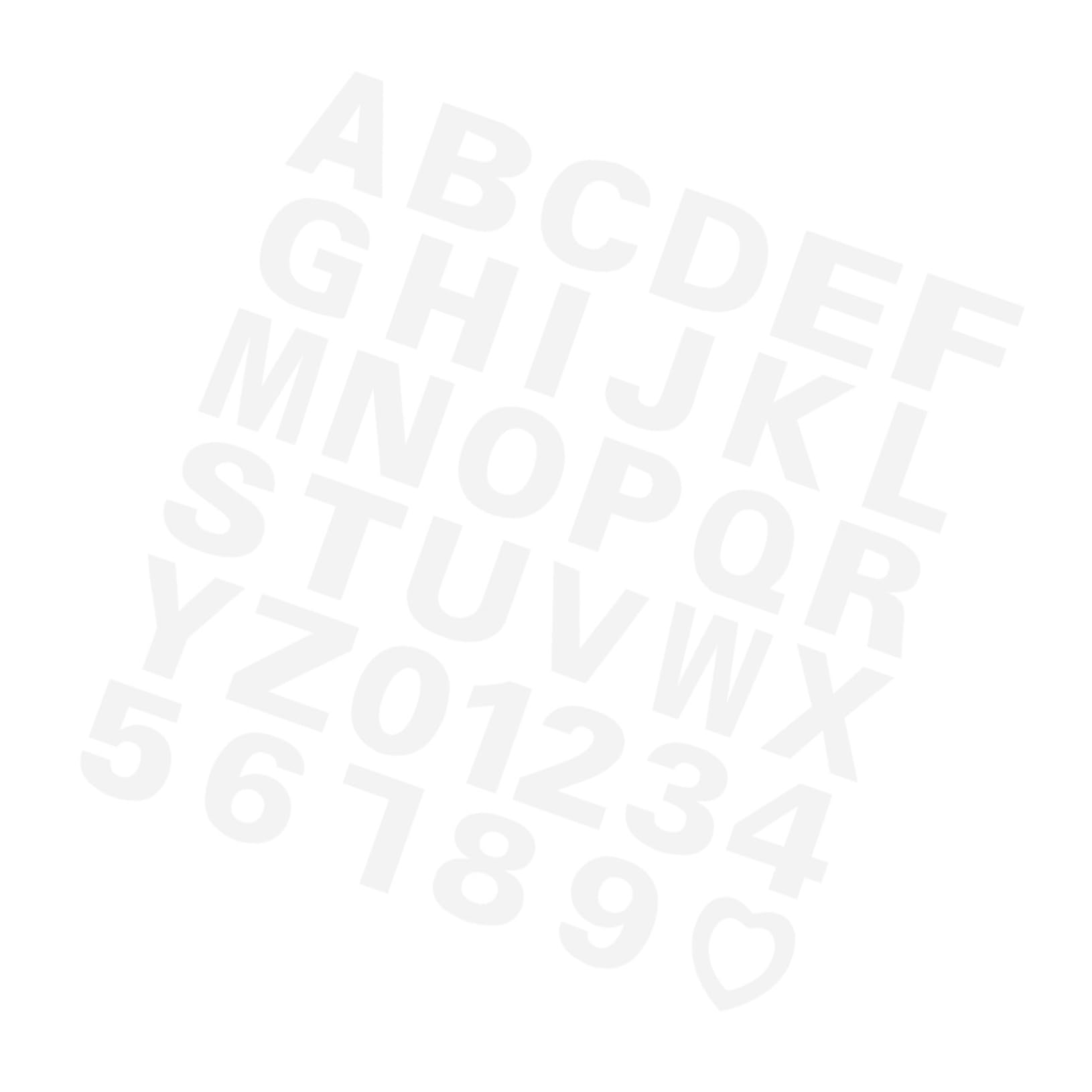 37 pezzi Stencil Torte Numeri e Lettere in Pet Riutilizzabili Decorazione Creativa per Dolci Kit Stencil per Cucina Casa e Negozio Modelli Bianco