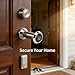 Door Viewer, 220° Anti - Theft Peephole, Alloy, Fits 55–90 mm Doors, Bronze - Wide Angle Security, Privacy Cover, Tool - Installation for Home Entryways (Extended 16mm Light Aperture 16-23mm Door)