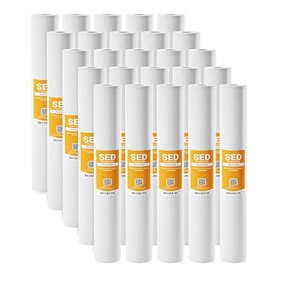 Max Water Slim Blue 5 Micron 20 inch x 2.5 inch Whole House Melt-Blown Polypropylene Sediment Water Filter Replacement Cartridge (Pack of 25)