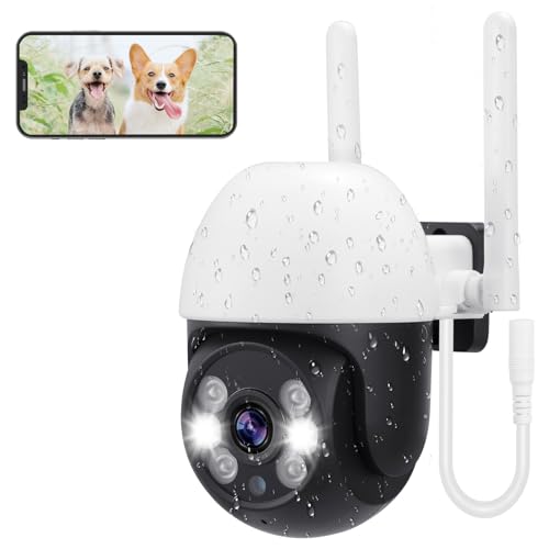 LEUTED 2K Überwachungskamera Aussen WLAN 5GHz/2,4GHz Kamera Überwachung, Outdoor Kamera mit Automatische Verfolgung, 2-Wege-Audio Sound-Lichter Alarm, IP66, SD-Karte/Cloud-Speicher LEUTED 2K Überwachungskamera Aussen WLAN 5GHz/2,4GHz Kamera Überwachung, Outdoor Kamera mit Automatische Verfolgung, 2-Wege-Audio Sound-Lichter Alarm, IP66, SD-Karte/Cloud-Speicher