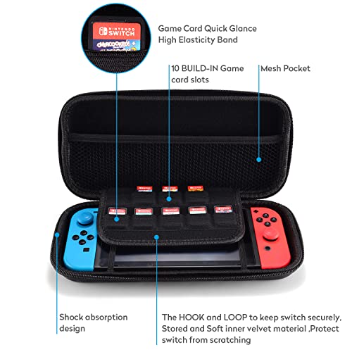 Tombert Carry Case For Nintendo Switch Oled Model Design - Hard Shell Protective Portable Travel Case. #TOP5