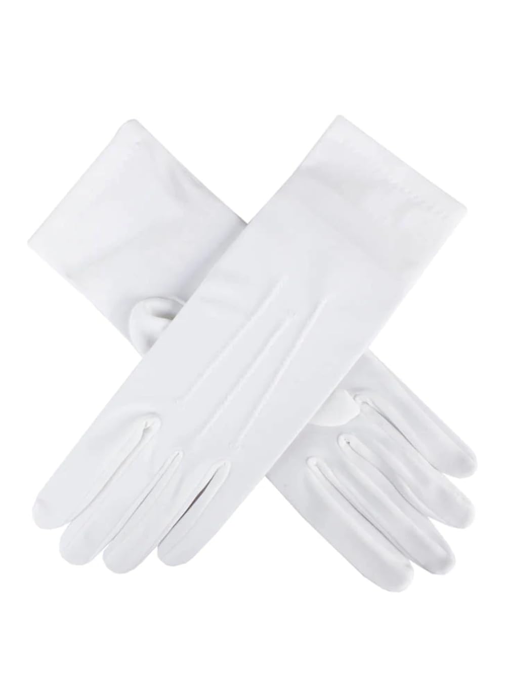 Dents Women's Matt Satin Gloves IVORY ONE