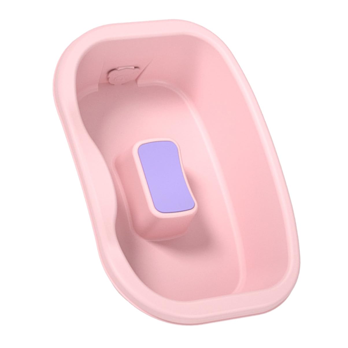 Yardenfun Ergonomisches Haarwaschbecken aus Kunststoff in Rosa zum Haarewaschen im Liegen für Schwangere und Kinder mit Praktischem Design und Einfacher Handhabung