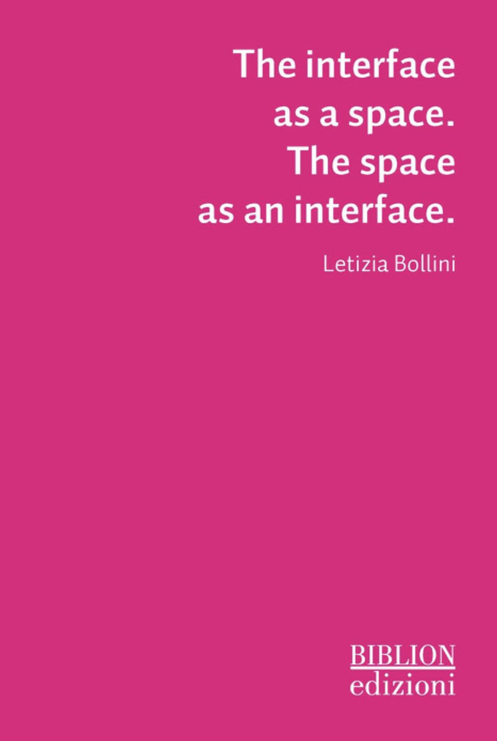 Space as an interface livre d'art pour sublimer votre studio