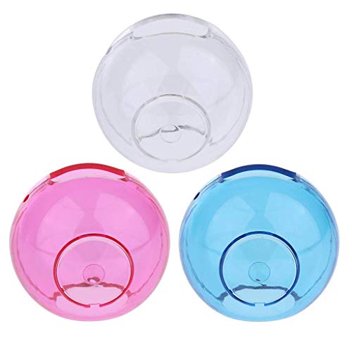 Tenlacum Paquete de 3 Protectores de Cubierta Dura antiarañazos, Funda de plástico Transparente Adecuada para Ninten Switc Pok Ball Plus (Azul, Rosa, Blanco)