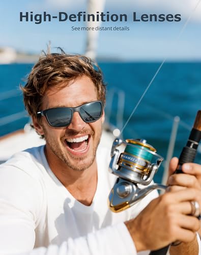 KALIYADI Polarized Sunglasses Men Womens-Sunglasses: Sun Glasses Lightweight Frame for Driving Fishing UV400 Protection4