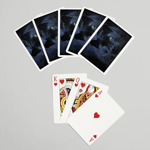 Lantern Press Black Panther, 52 cartas Poker miniatura 7