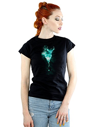 Image of Harry Potter Women's Stag Patronus Mist T-Shirt XX-Large Black