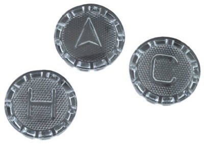 3PK ACRY FAUCET BUTTON