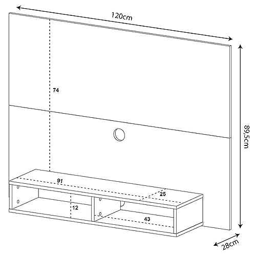 Painel com suporte para Tv até 47