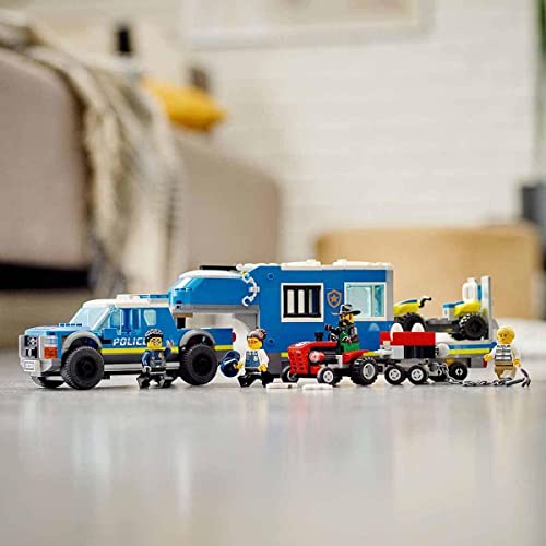 Image of LEGO City Police Mobile Comm& Truck 60315 Building Kit (436 Pcs),Multicolor