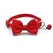 2 Pcs in one Pack Red&Blue Colored Cat and Small Dog Collars with Bow Tie and Bell, Breakaway Design with Safety Release Buckle
