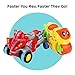 Boley Buddy Mini Toy Cars, Model Two - 4 Piece Friction Powered Small Race Car Toys Play Set for Kids and Toddlers