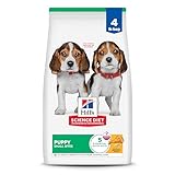 Hill's Science Diet Puppy, Puppy Premium Nutrition, Small Kibble, Dry Dog Food, Chicken & Brown Rice, 4.5 lb Bag