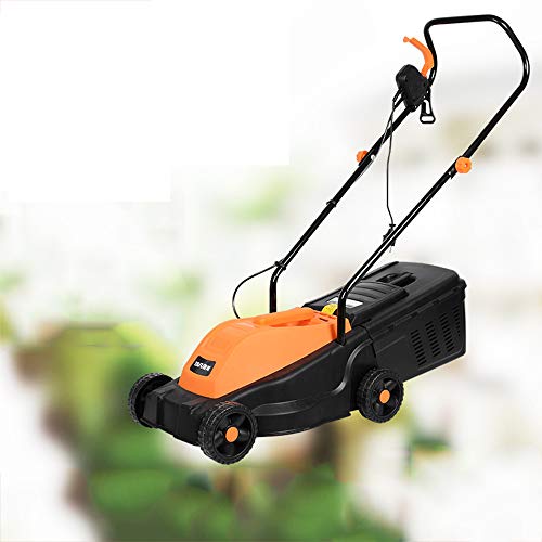 YDJGY 1300W High Power Hand Push Electric Lawn Mower/Small Household Weeding Machine/Multi-Function Weeding Machine/Garden Lawn Trimmer