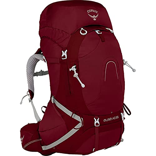 Osprey Packs Pack Aura Ag 65 Backpack, Gamma Red, Medium