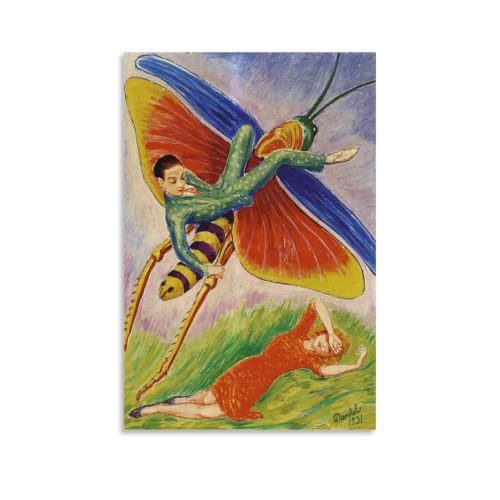 Nils Von Dardel Gräshoppan de décoration murale classique