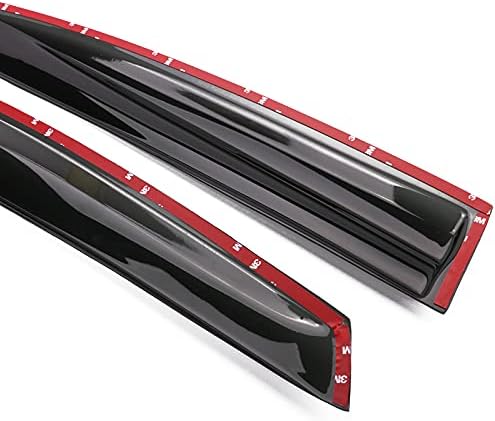 Miniatura 5 de Parasol de protección contra la lluvia compatible con Honda Civic Sedan 2006-2011 de 4 puertas, deflector de ventilación de ventana lateral, teñido