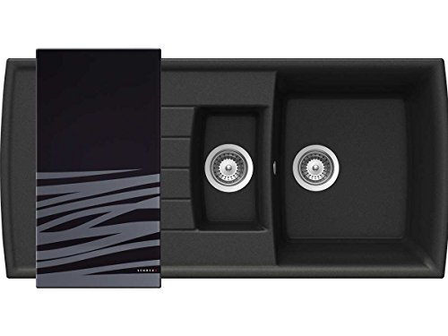 Preisvergleich Produktbild Schock Küchenspüle Lotus D-150, Auflage in Carbonium