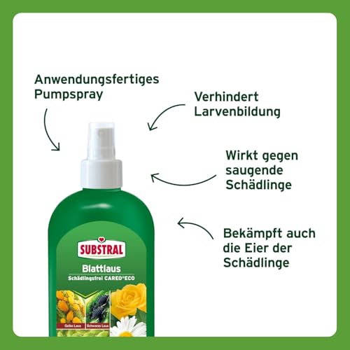 Substral Blattlaus Schädlingsfrei Careo, Natürliches Mittel gegen saugende Pflanzen-Schädlinge wie Blattläuse, 300 ml 2