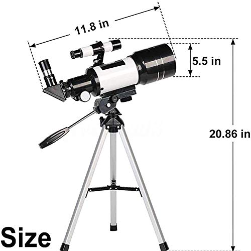 Telescopio astronómico de 70mm para noches de acampada familiar y observación de estrellas 6
