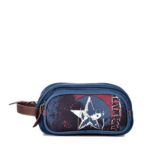 BB Designs Iron Man Canvas Wallet Legend Range ,Blue ,large