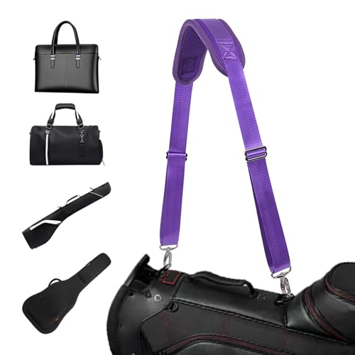 Image of Shoulder Strap for Bag Universal Replacement 58 inch /67 inch Fixed Padded Adjustable Buckle Heavy Duty Shoulder Strap