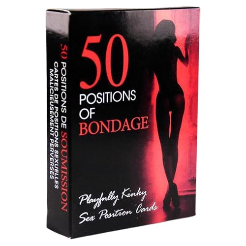 Sex Spiele für Paar, 50 Bondage-Positionen, Erotische Pärchen Spiel, Erotikspiele, Sexspiele, Paare Kartenspiel, Ab 18 Sexspiel Sex-Kartenspiel, Erwachsene Erotik Extrem zu Zweit die Games (Love)