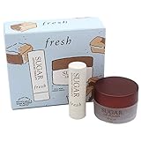 Fresh Day-to-Night Lip Treatment Gift Set - Sugar Lip Polish Gentle Exfoliating Scrub, and Sugar Lip Advanced Therapy Treatment Lip Balm