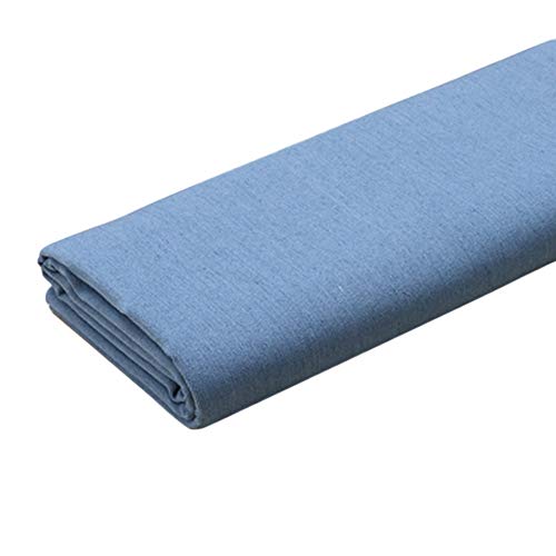 Denim tissu Tissu denim Épais Faire Libération de sable Élasticité Doux Coton Veste en jean Chaussures Pantalons Vêtements pour hommes et femmes En tissu ( Color : Light blue , Size : 1.4m X 1m )