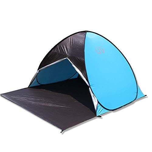 Tente automatique 3-4 personnes avec auvent de protection solaire