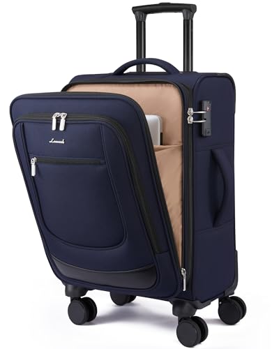 LOVEVOOK 22" Carry-On Spinner Luggage with TSA Lock