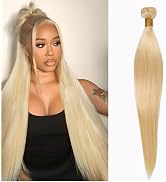 YKB 613 Blonde Bundles Human Hair 613 Straight Human Hair Weave Bundles 18Inch Human Hair Bundles...