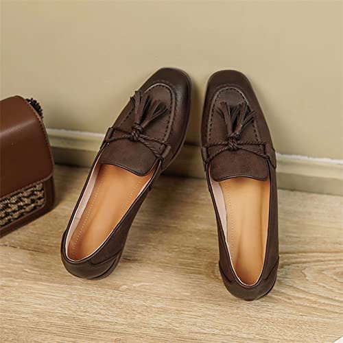 Chaussures pour femmes chaussures décontractées plates à pompons