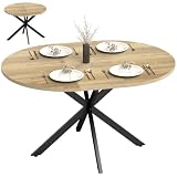 HOMCOM Esstisch Ausziehbar 100/135 x 100 cm für 4–6 Personen Natur