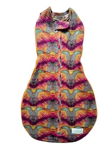 Image of Woombie Grow with Me Baby Swaddle - Convertible Self-Soothing Swaddle Fits Babies 0-18 Months - Expands to Hands-Free, Legs-Out Wearable Blanket - Peruvian