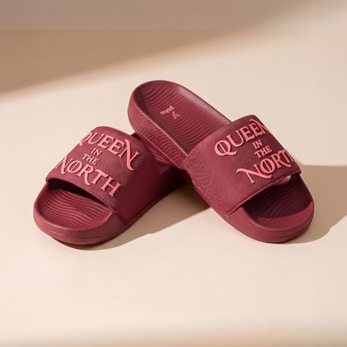 Image of YOHO Sliders for Women | Comfortable and Lightweight Slides | WB Cartoon & Comic Characters: Tom & Jerry, Big Bang Theory, Friends, Games of thrones and Wonder Woman Footwear for Girls