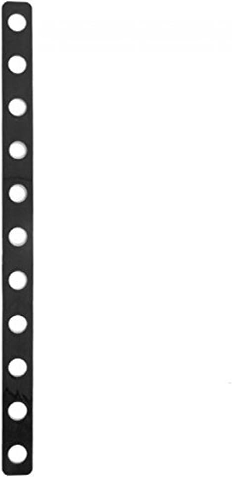 esowemsn36pcs Plastic Black Display Hanger Strips,Coordinate Heavy Weight Plastic Clip Strip Displays Stable Hanger Connector (Black)