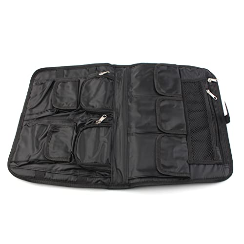 SIKUAI Bolsas de Sillín para Motocicleta, Organizador de Maletero para Motocicleta, Bolsa organizadora de herramientas para tapa, Organizador para tapa compatible con Harley Ultra Classic King Chopped miniatura 2