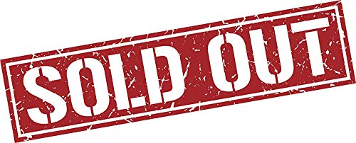 EW Designs Cool Vintage Distressed Sold Out Stamp Cartoon Icon Vinyl Decal Bumper Sticker (4